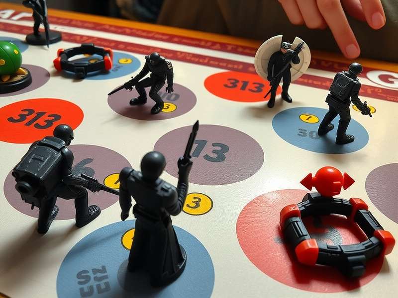 Table Top Dominators Board Game Setup